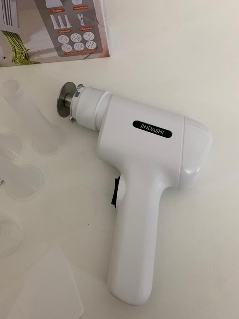 Machine à pâtes Noodle électrique portative en acier inoxydable - Cuisine - صورة حقيقية 10