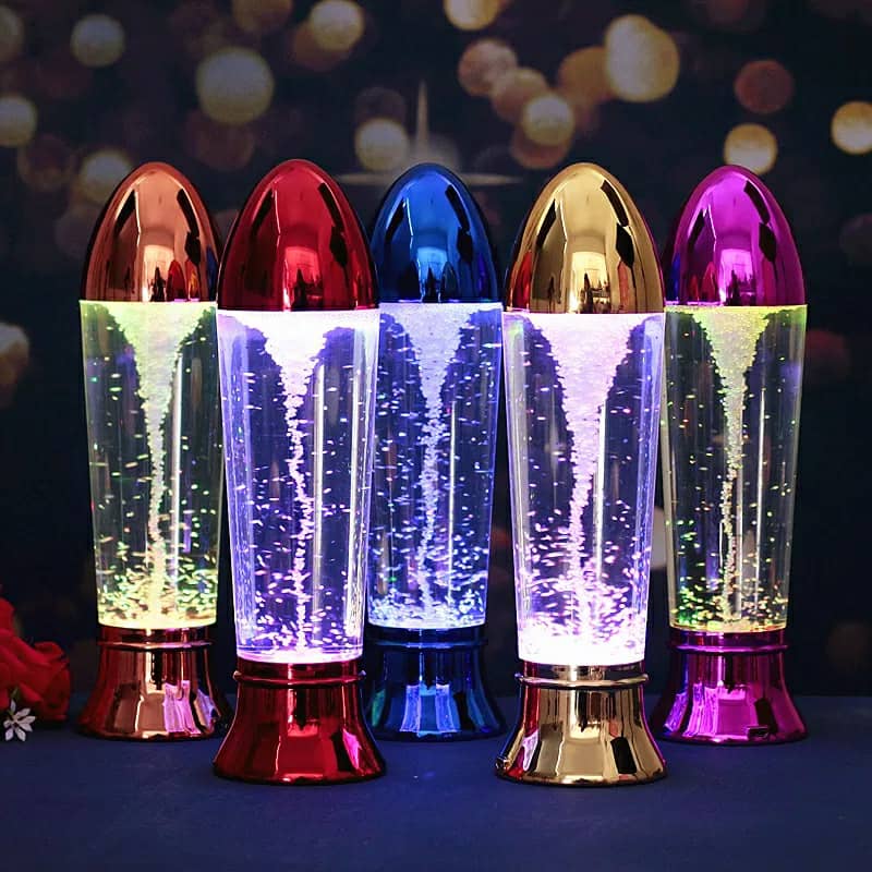 Lampe LED flocon de neige magique rotatif RGB - Électronique - صورة 2