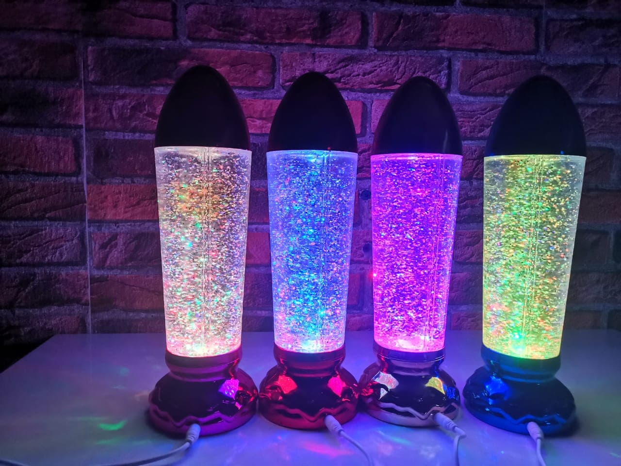 Lampe LED flocon de neige magique rotatif RGB - Électronique - صورة 3