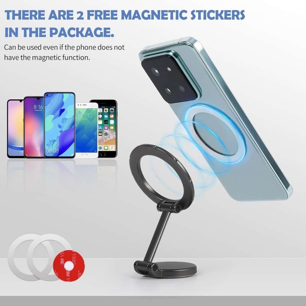 Support de Téléphone Magnétique Pliable pour Voiture – حامل هاتف مغناطيسي قابل للطي للسيارة - Accessoires Auto/Moto - صورة 8