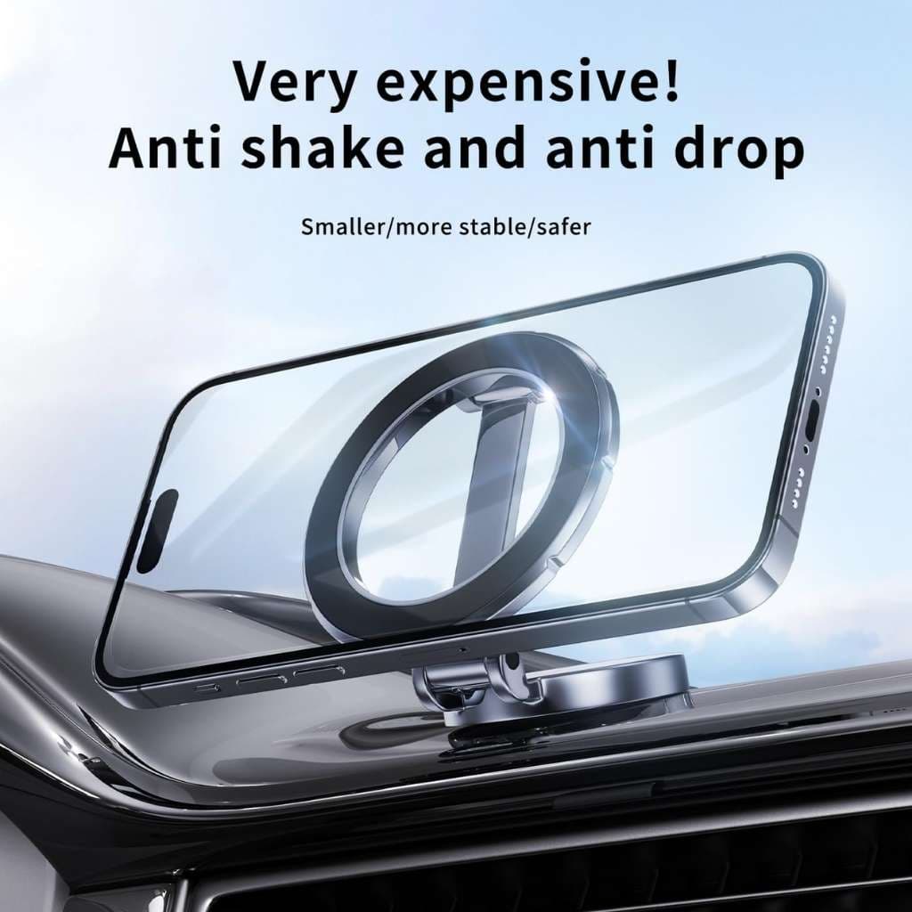 Support de Téléphone Magnétique Pliable pour Voiture – حامل هاتف مغناطيسي قابل للطي للسيارة - Accessoires Auto/Moto - صورة 10