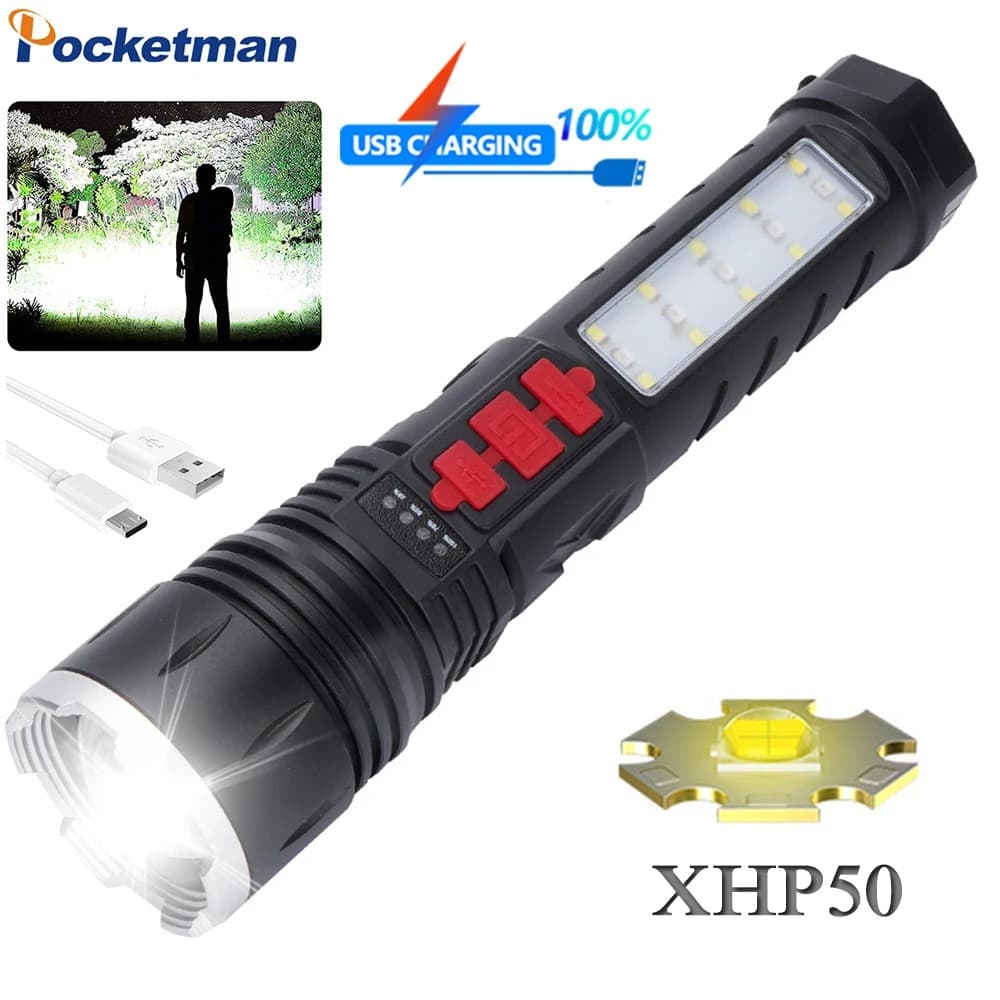 Lampe de Poche Téléscopique 50 LED – مصباح يدوي - Outillage et Bricolage - صورة 1