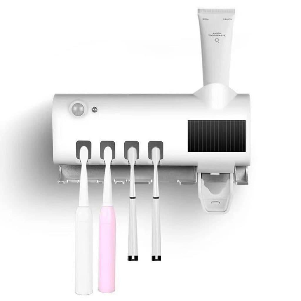 Support de Brosse à Dents UV avec Distributeur Dentifrice - Maison - صورة 7
