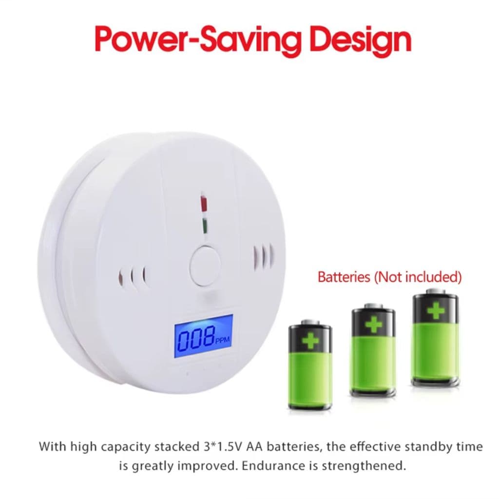 Alarme de monoxyde de carbone avec écran LCD - جهاز إنذار أول أكسيد الكربون  - Électronique - صورة 6