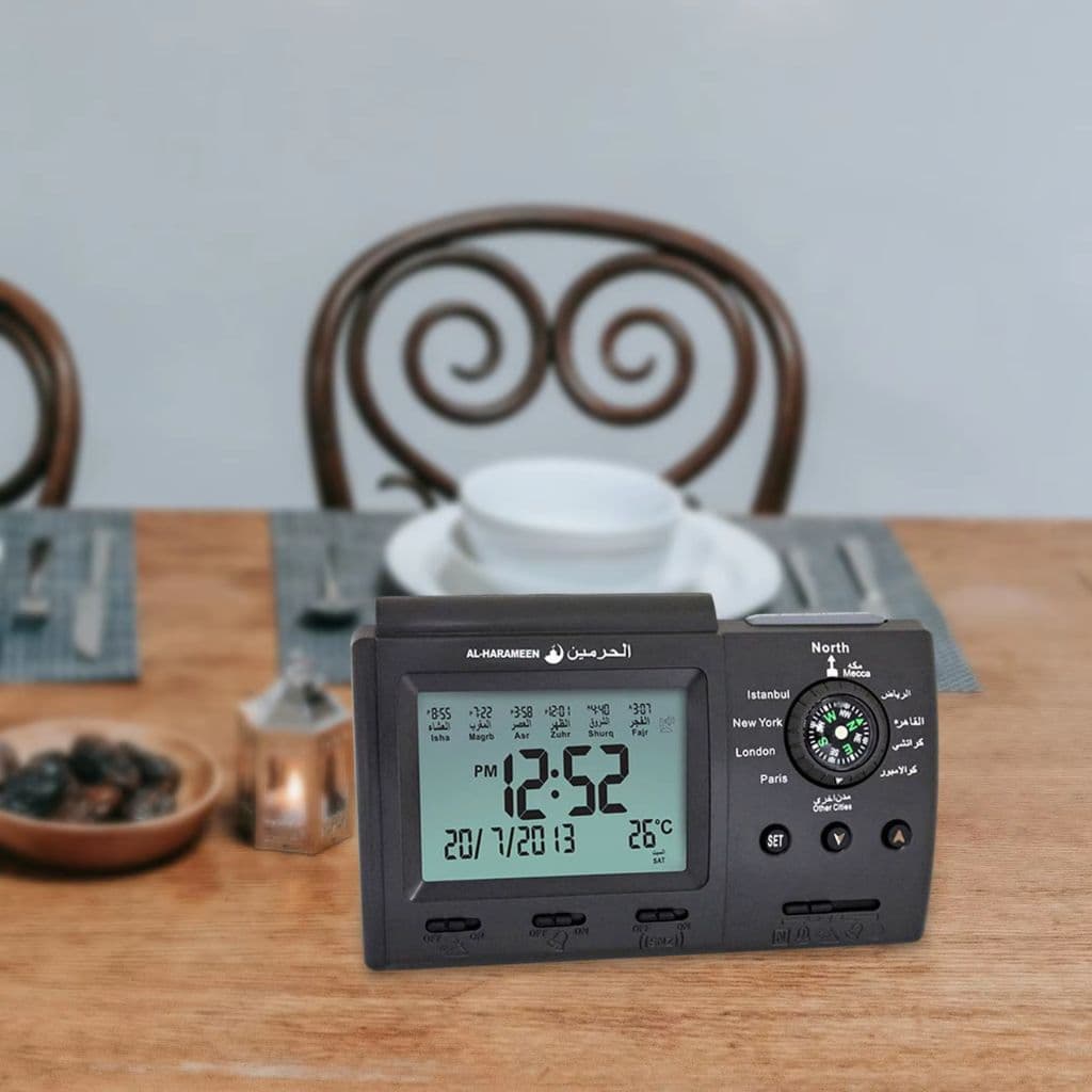 Horloge Numérique Islamique Al-Harameen avec Adhan – ساعة أذان رقمية إسلامية من الحرمين - Électronique - صورة 6