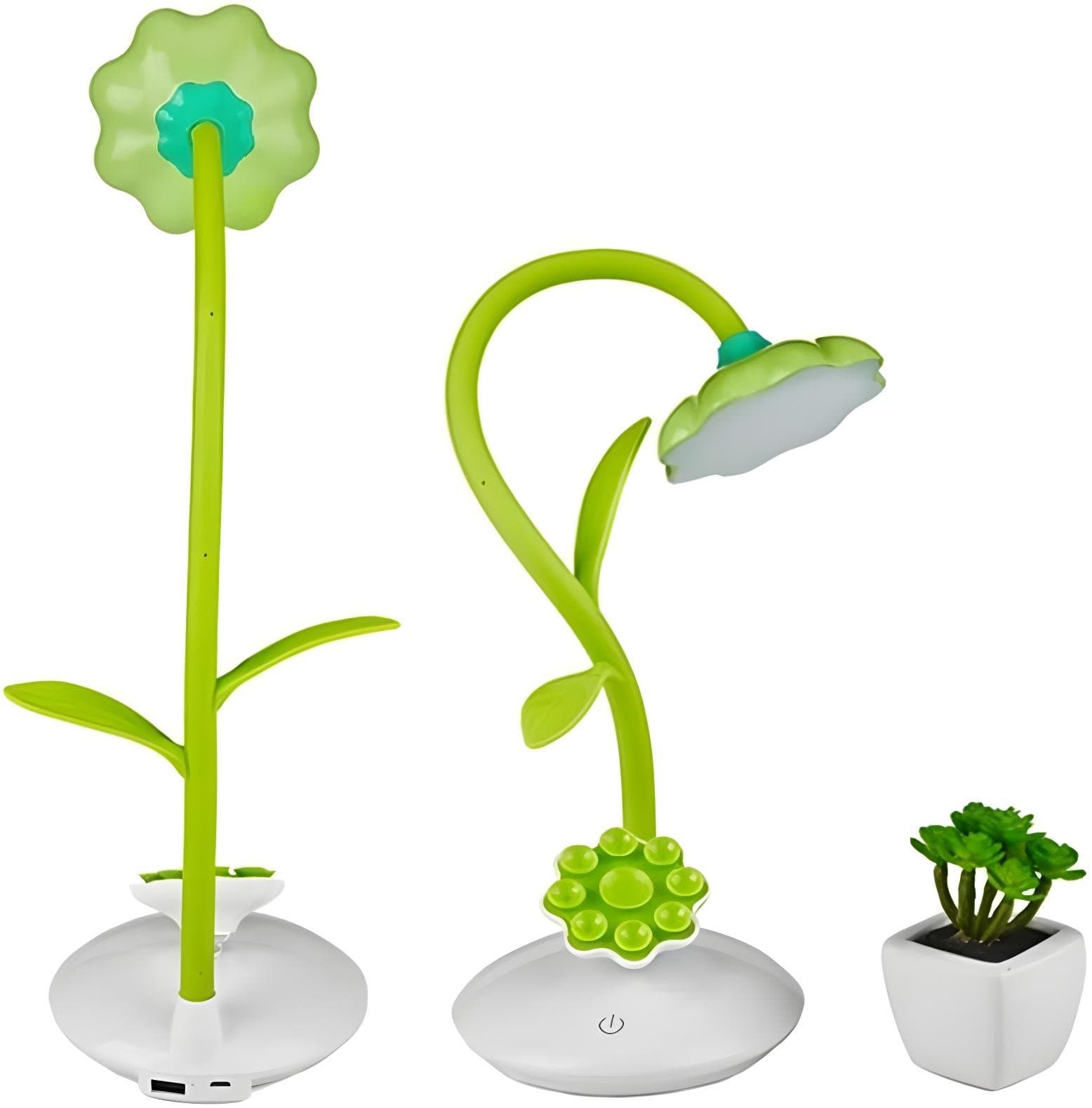 Lampe de Bureau Tournesol avec Support pour Téléphone Portable – مصباح مكتبي مع حامل للهاتف المحمول - Électronique - صورة 6