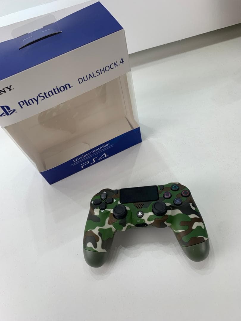 Manette sans fil DualShock 4 pour PlayStation 4  Camouflage Vert – يد تحكم لاسلكية للبلايستيشن - Jouet & Gaming - صورة حقيقية 9