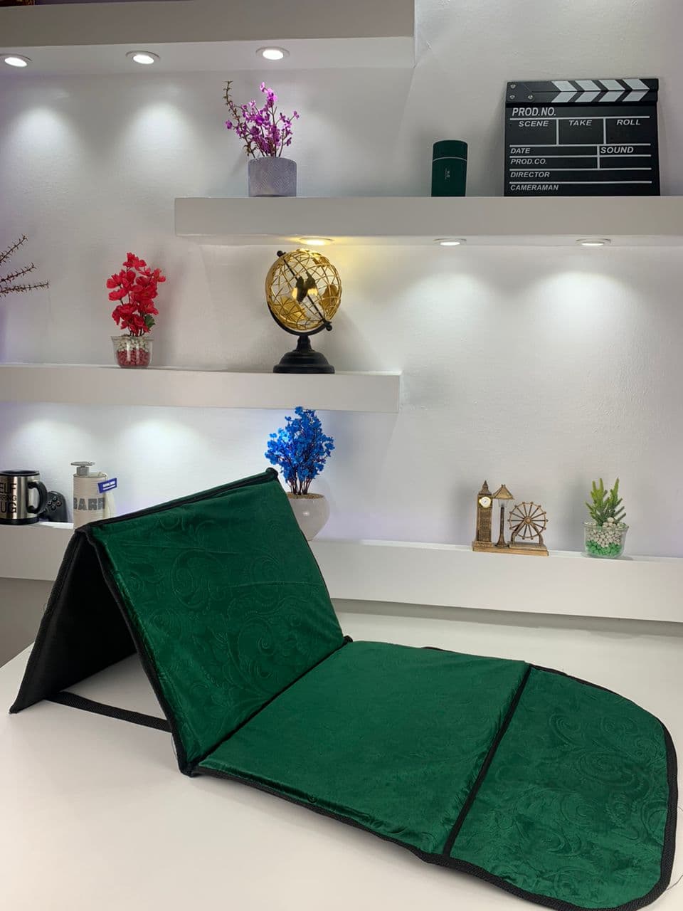 Tapis de Prière Sultan Pliable avec Dossier – سجادة صلاة سلطان قابلة للطي مع مسند ظهر - صورة حقيقية 20