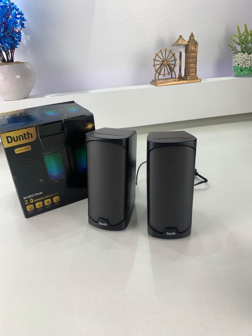 Haut-Parleurs Filaire pour PC DUNTH 1800W DU-SPU77PLUS LED – مكبرات صوت سلكية للكمبيوتر - صورة حقيقية 4