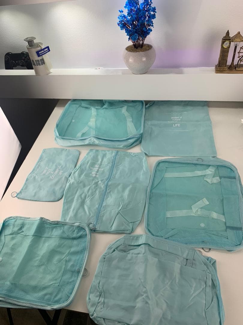 Lot de 7 organisateurs de valises - مجموعة حقائب السفر - Divers - صورة حقيقية 6