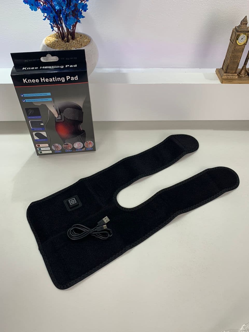 Coussin Chauffant Électronique pour Genou avec Trois Niveaux de Température – وسادة تدفئة إلكترونية للركبة بثلاث مستويات حرارة - Soins et Beauté - صورة حقيقية 7