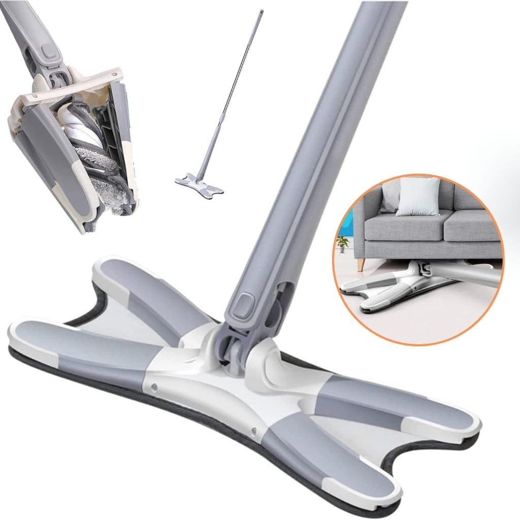 Serpillière Papillon Rotative en Microfibre Type X – ممسحة دوارة من الألياف الدقيقة - Maison - صورة 8