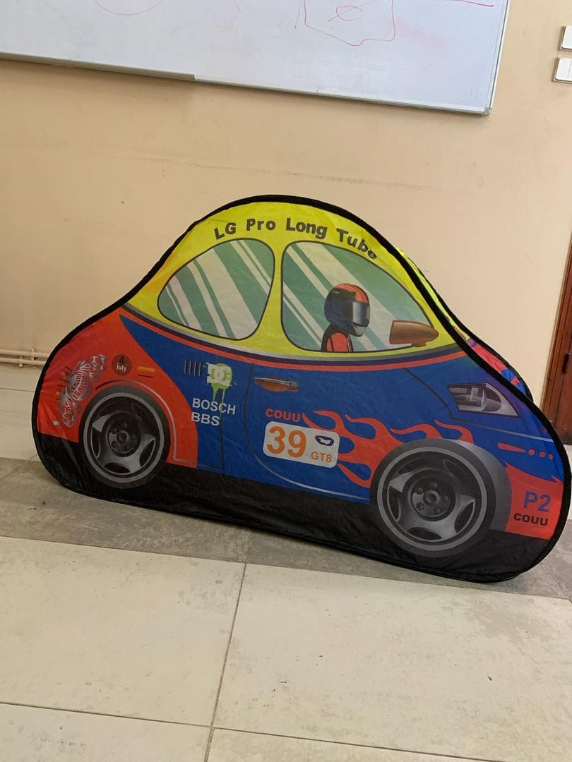 Tente de Jeu Voiture de Course Pop-Up pour Enfants – خيمة لعب سيارة سباق للأطفال مع 50 كرة بلاستيكية - Jouet & Gaming - صورة حقيقية 7
