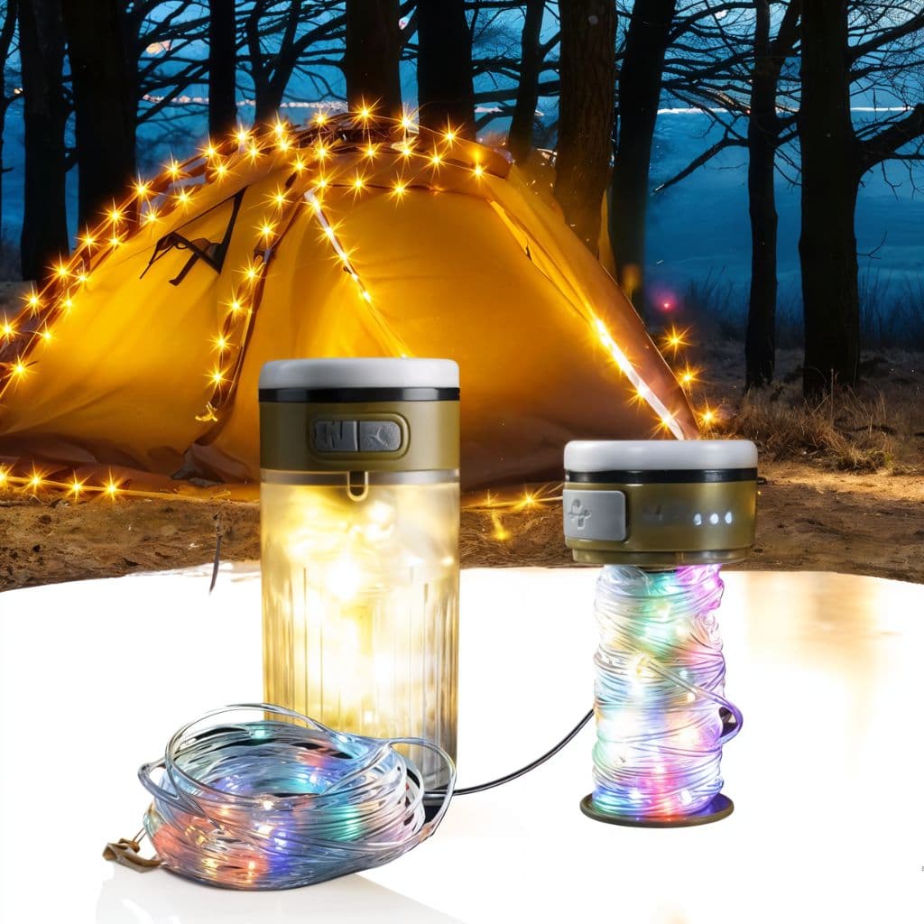 Guirlande Lumineuse LED Rechargeable 4en1 Étanche IPX4 - سلسلة أضواء قابلة لإعادة الشحن - Électronique - صورة 3