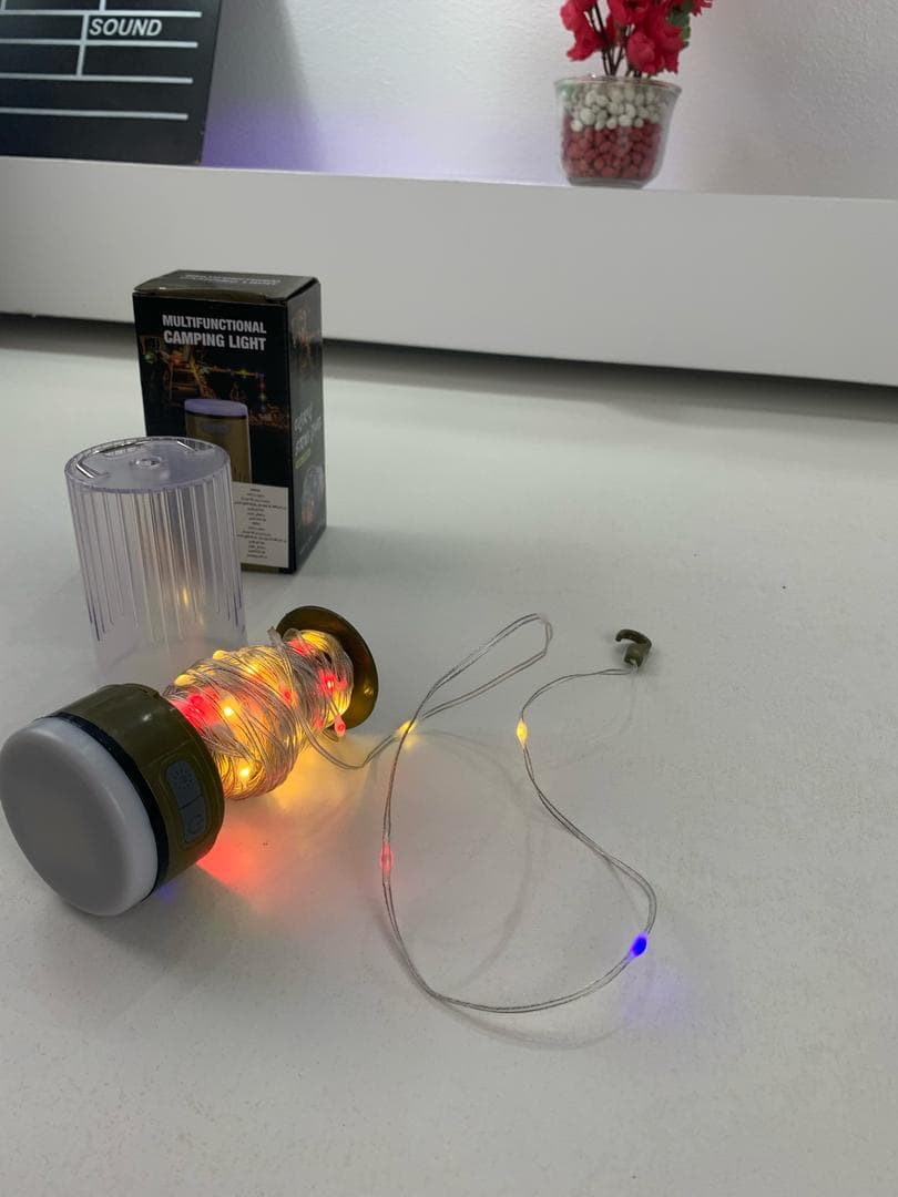 Guirlande Lumineuse LED Rechargeable 4en1 Étanche IPX4 - سلسلة أضواء قابلة لإعادة الشحن - Électronique - صورة حقيقية 10