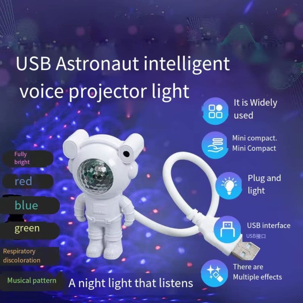 Astronut Projecteur LED Intelligente USB Veilleuse Galaxie & Astro Étoilée - بروجيكتور ذكي إضاءة ليلية - Électronique - صورة 2