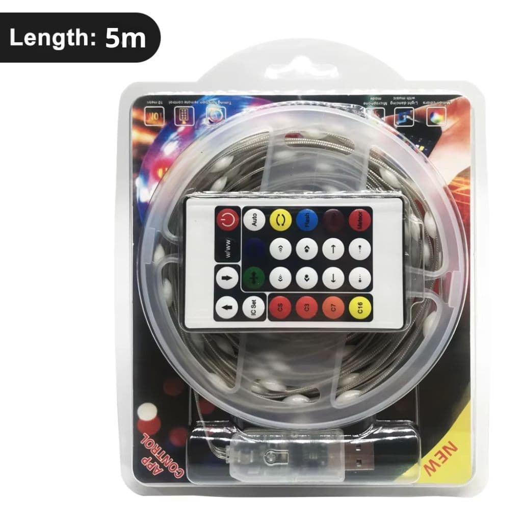 Guirlande LED RGB Intelligente USB avec App 5m - شريط إضاءة بطول 5 أمتار - Électronique - صورة 3