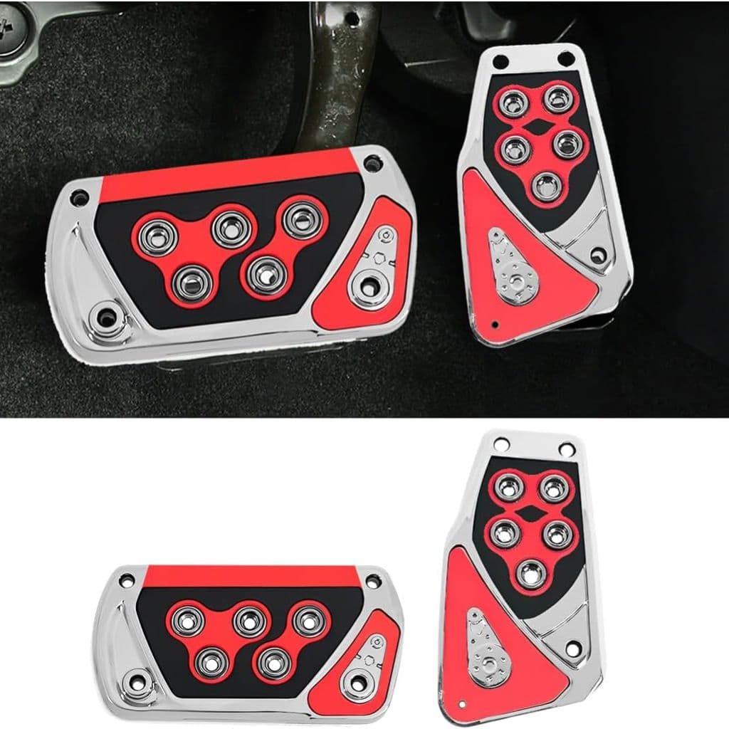 Kit de Couvre-Pédales Antidérapants pour Voiture – مجموعة أغطية دواسات السيارة غير القابلة للانزلاق - Accessoires Auto/Moto - صورة 2