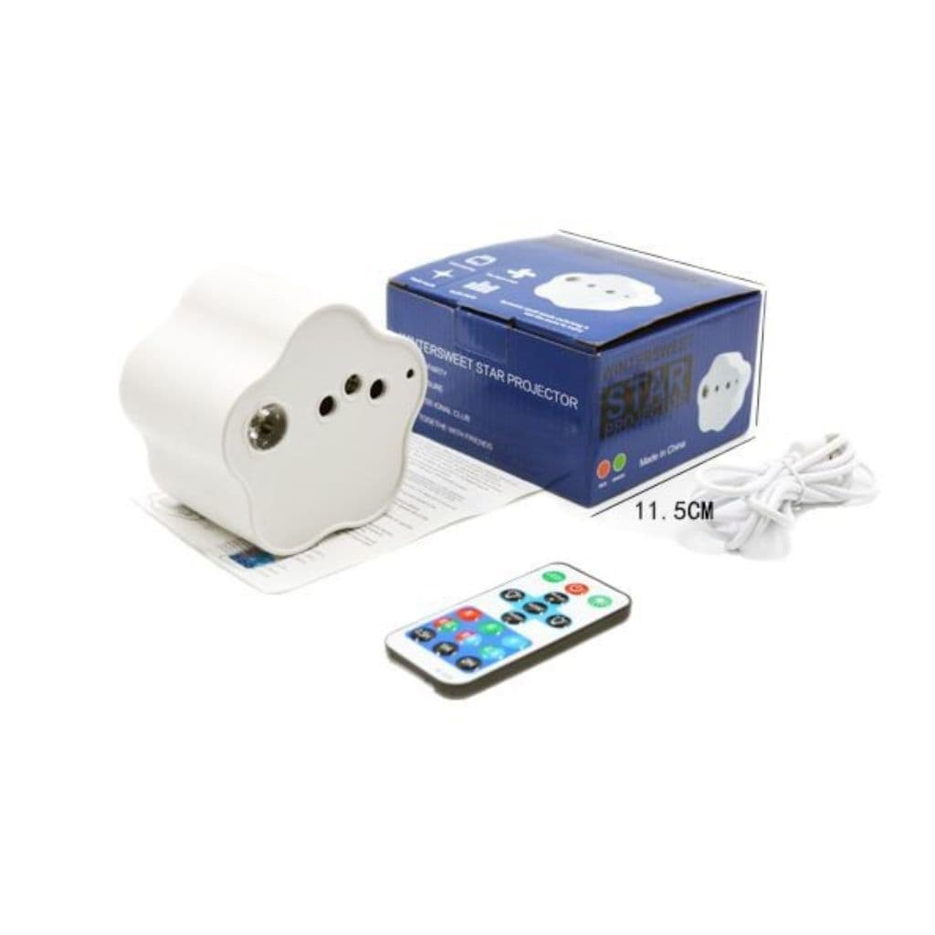 Projecteur LED Effet Étoilé avec Projection Multicolore RGB USB - مصباح عرض ليلي مع تأثير النجوم وألوان متعددة - Décoration - صورة 3