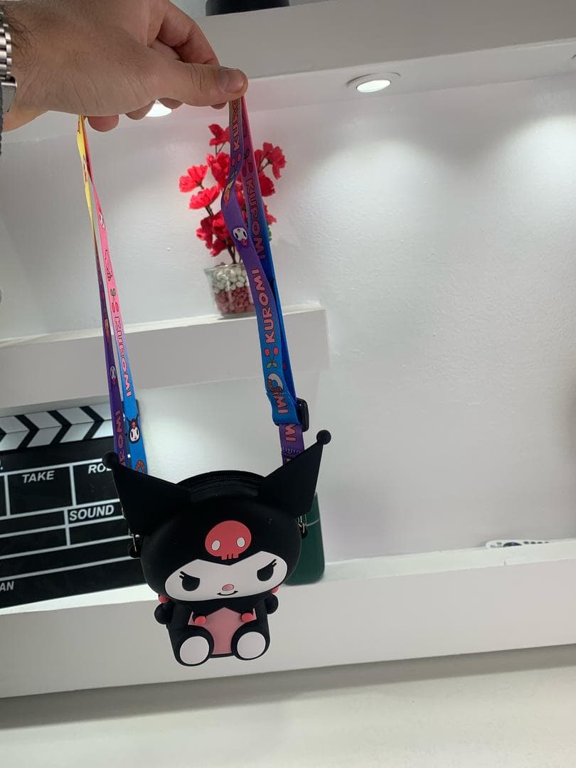 Mini Sac à Bandoulière Kuromi – Accessoire Kawaii pour Enfants et Fans de Manga - Divers - صورة حقيقية 7