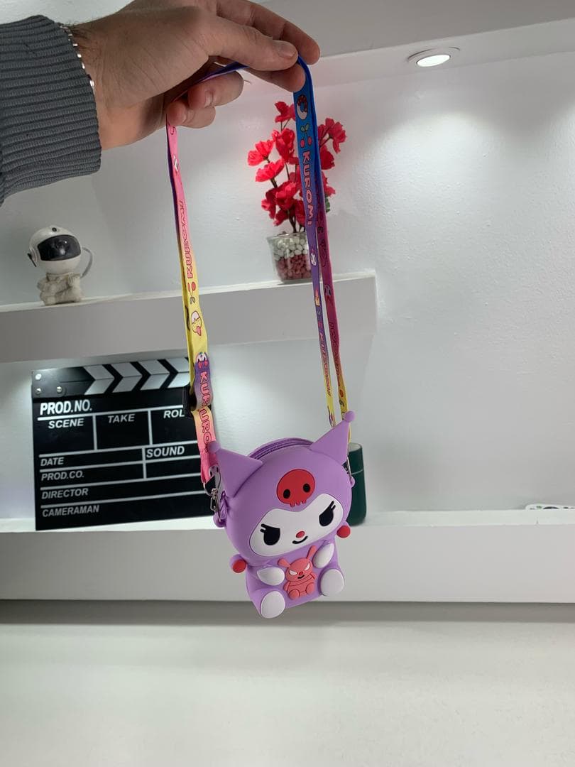 Mini Sac à Bandoulière Kuromi – Accessoire Kawaii pour Enfants et Fans de Manga - Divers - صورة حقيقية 10