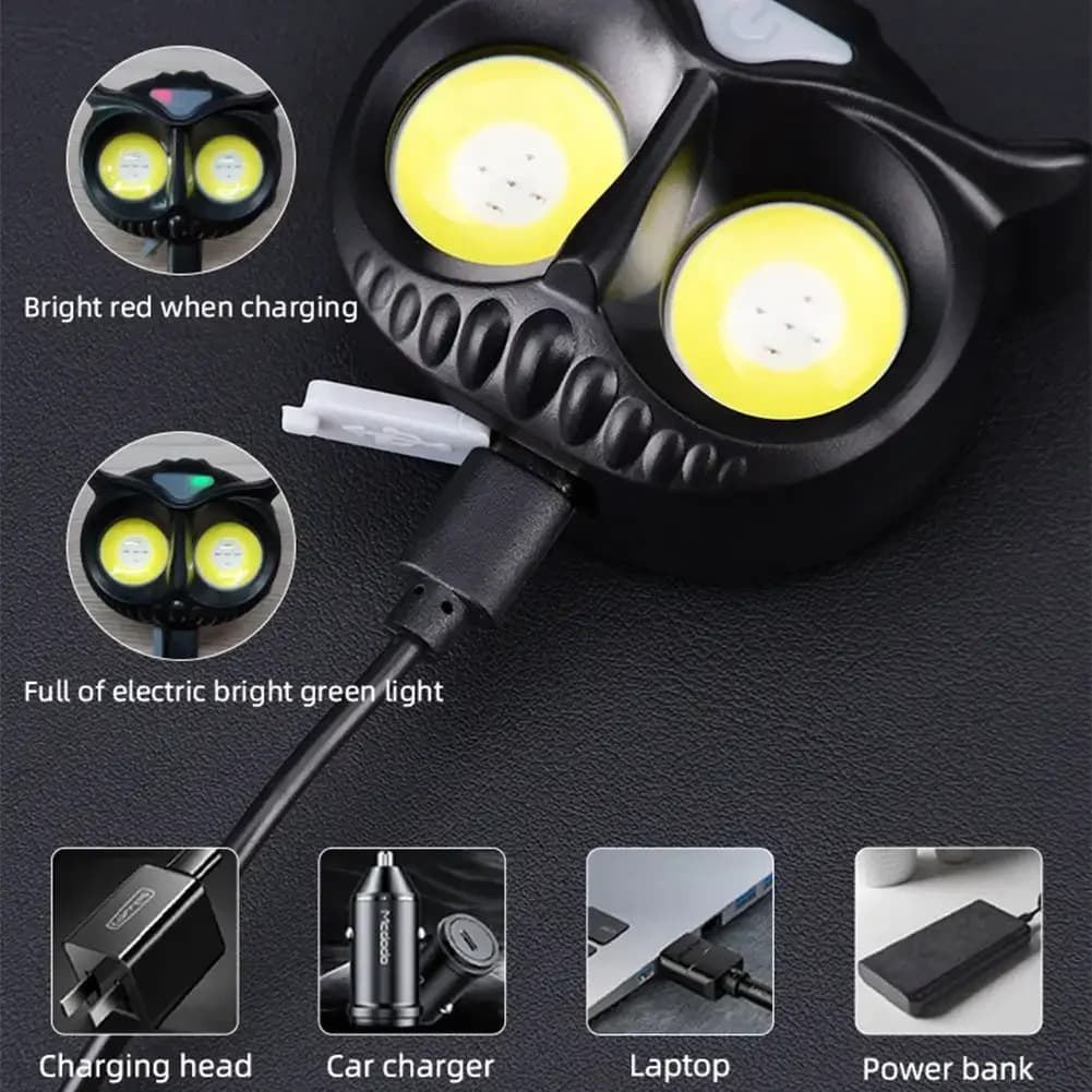 Lampe frontale LED rechargeable 1500 lumens, 5 modes, étanche IPX4 – مصباح الرأس - Camping et Randonnée - صورة 4