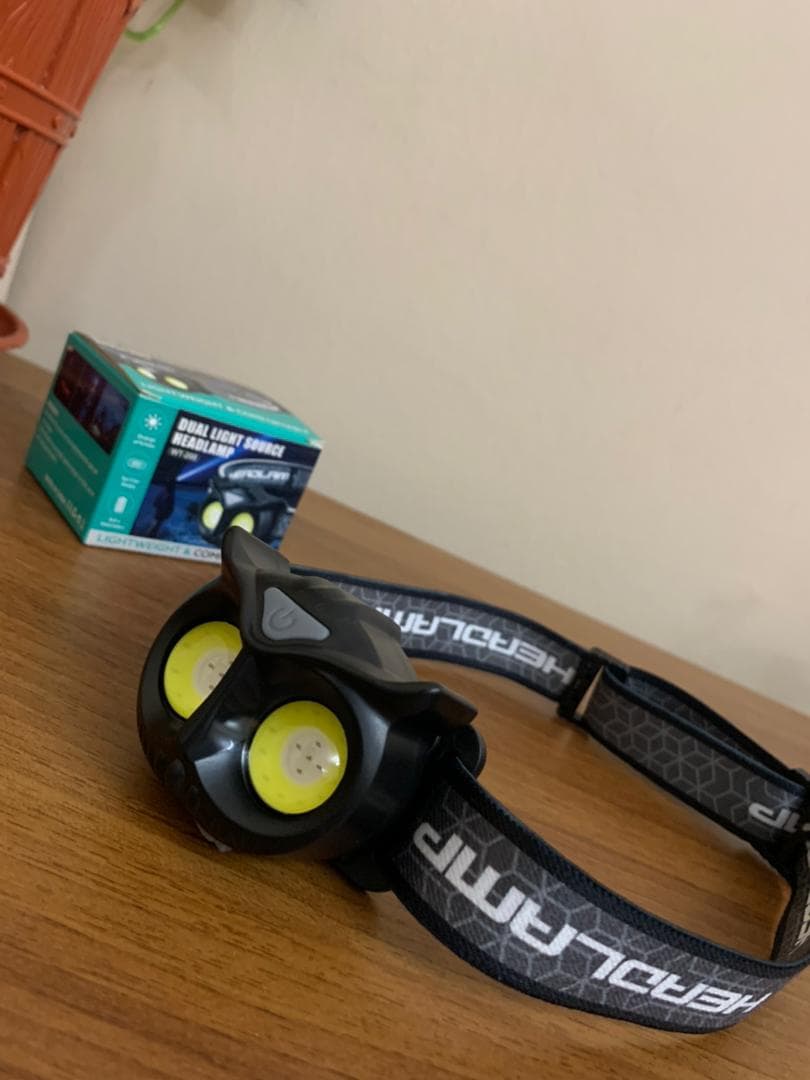 Lampe frontale LED rechargeable 1500 lumens, 5 modes, étanche IPX4 – مصباح الرأس - Camping et Randonnée - صورة حقيقية 7