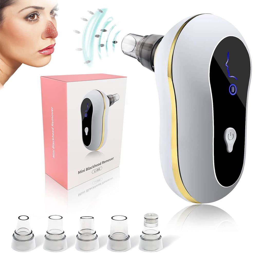 Appareil de Points Noirs avec 5 têtes d’aspiration – جهاز شفط الرؤوس السوداء لتنظيف البشرة - Soins et Beauté - صورة 1