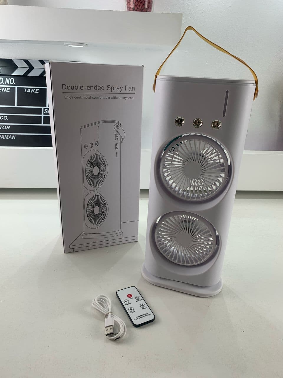 Refroidisseur Portable à Double Ventilateur  – جهاز تبريد محمول - Électronique - صورة حقيقية 9