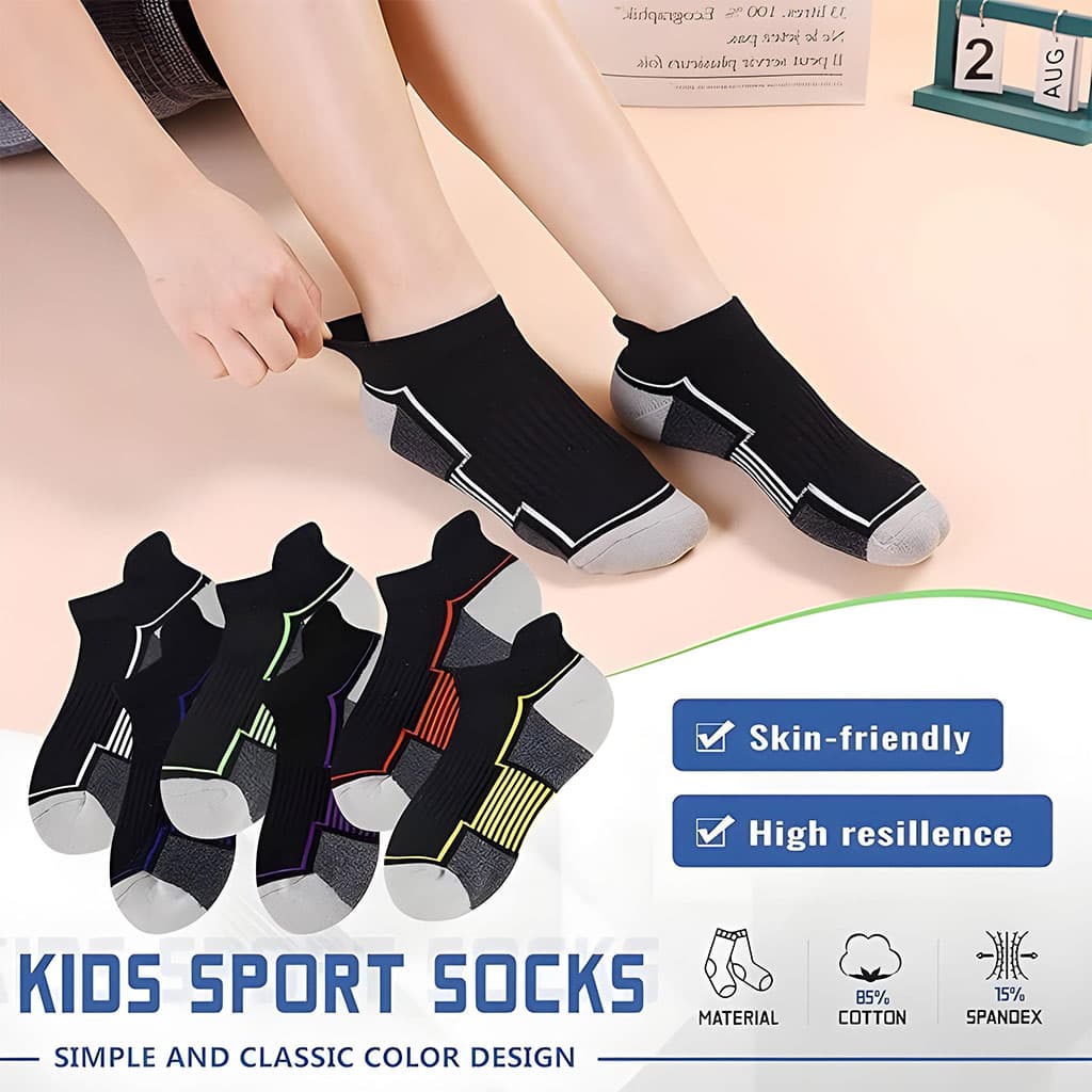 Chaussettes de Sport à la Cheville Antidérapant Orange – جوارب رياضية غير قابلة للإنزلاق - Sport - صورة 4
