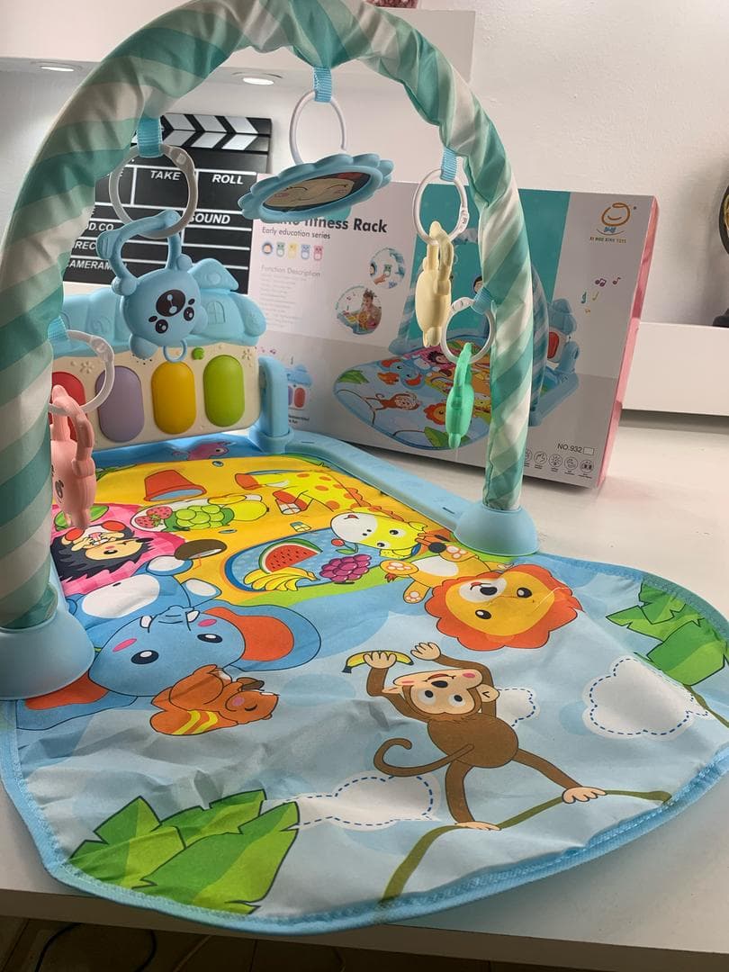 Tapis d’Éveil Doux et Coloré pour bébé Avec Piano – بساط ألعاب للأطفال - Maternité - صورة حقيقية 8