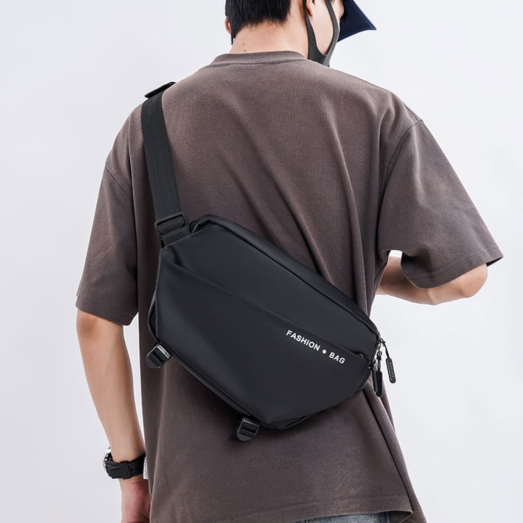 Sac de Poitrine Fashion Bag pour hommes avec bandoulière LX066 – حقيبة أغراض رجالية - Sac à dos et Mode - صورة 6