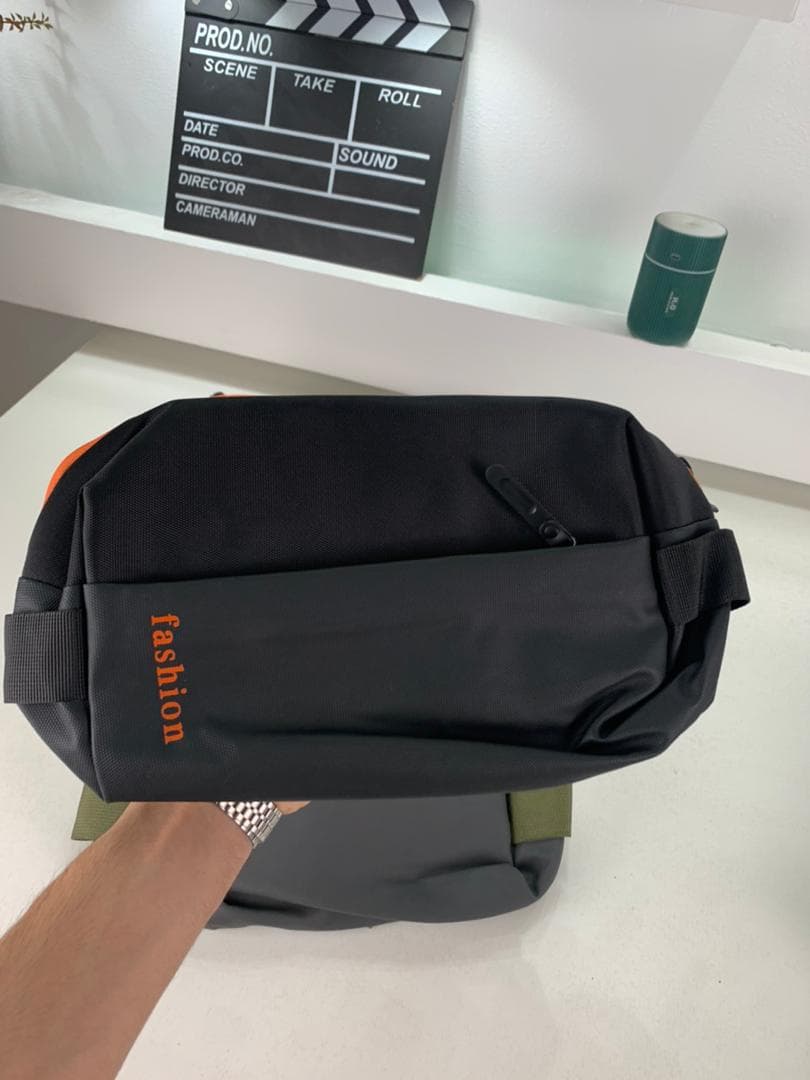 Sac de Poitrine Fashion pour hommes avec bandoulière LX067 – حقيبة أغراض حجم كبير - Sac à dos et Mode - صورة حقيقية 14