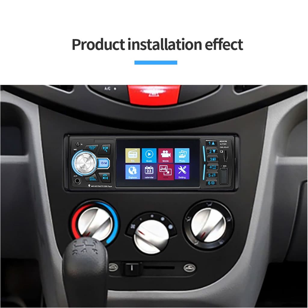 Autoradio MP5 4.1 Pouces FM Radio Ecran HD 4026UM – مشغل راديو السيارات - Accessoires Auto/Moto - صورة 3