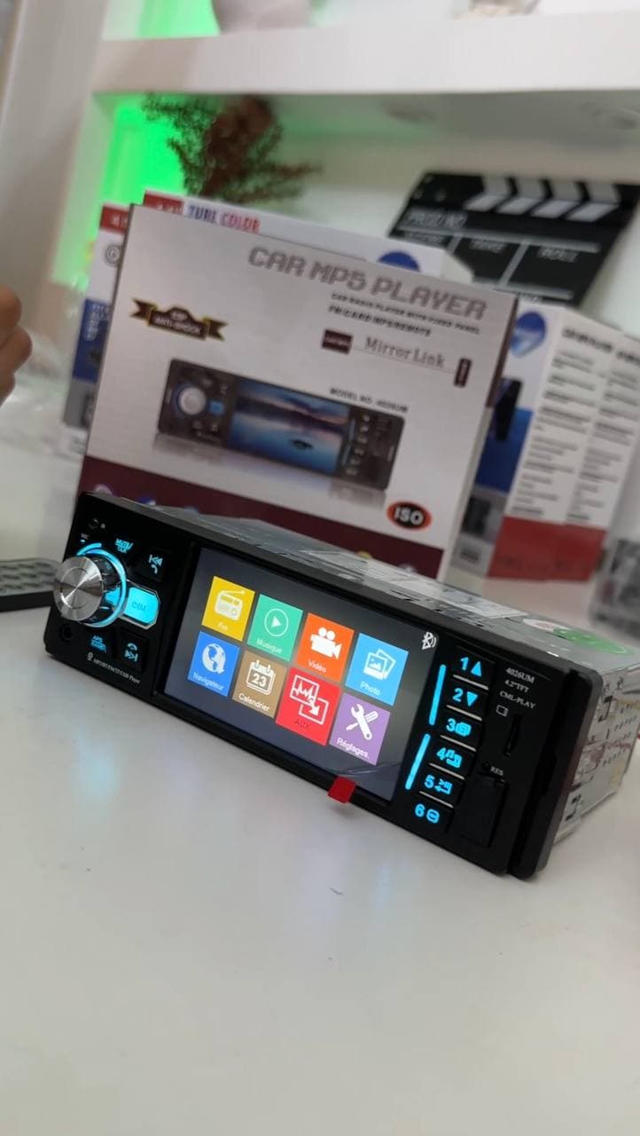 Autoradio MP5 4.1 Pouces FM Radio Ecran HD 4026UM – مشغل راديو السيارات - Accessoires Auto/Moto - صورة حقيقية 7
