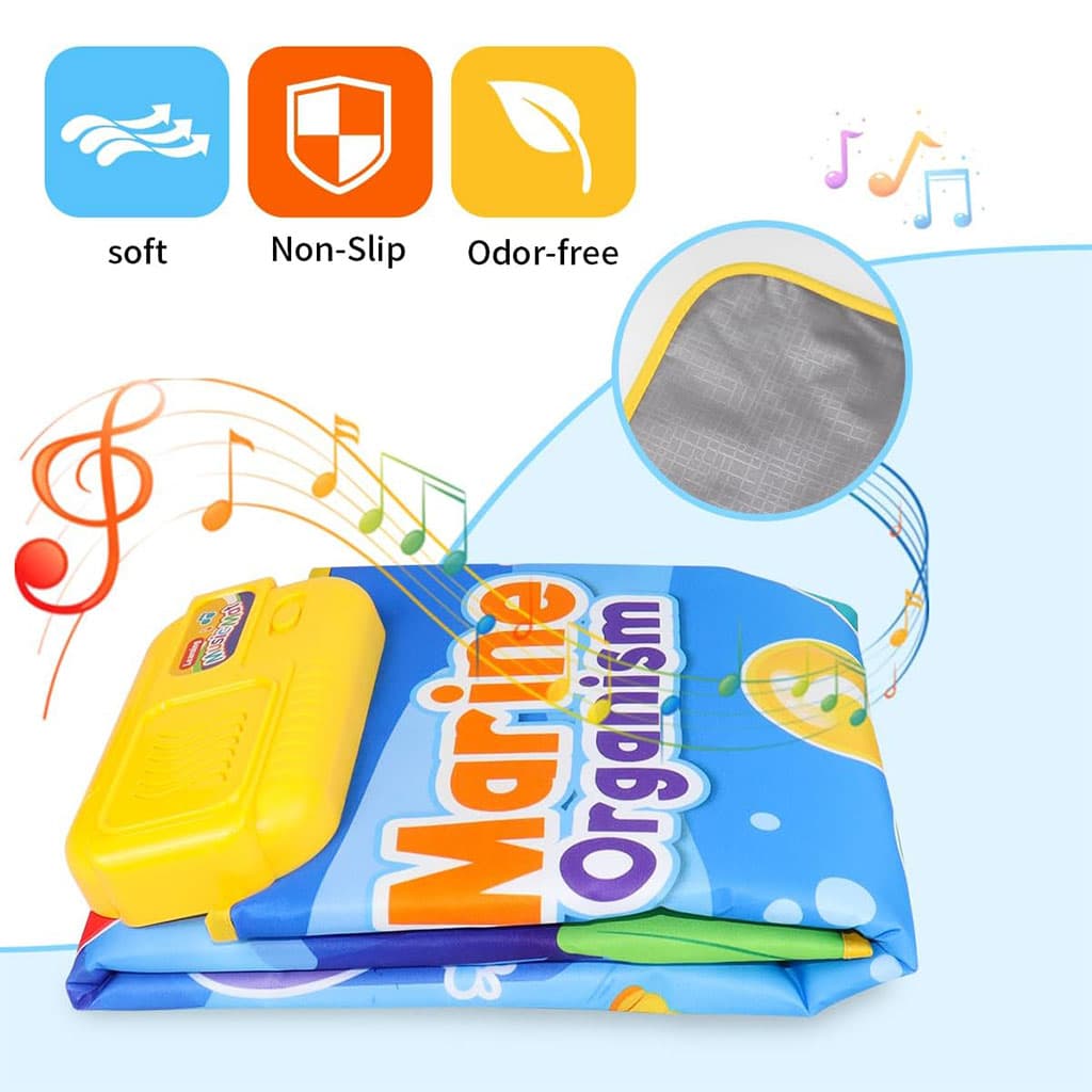 Tapis Musical et Jouet Éducatif pour Enfants 63x43cm – بساط ألعاب للرضع - Jouet & Gaming - صورة 4