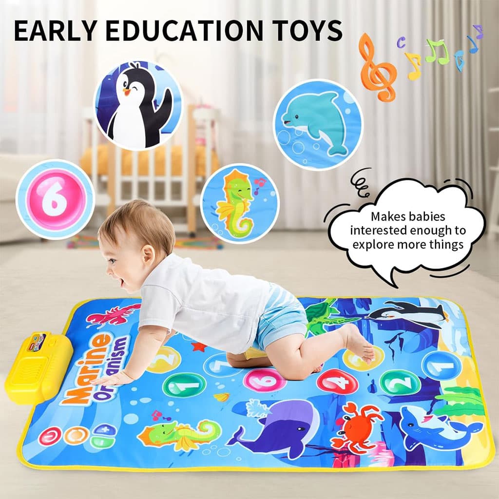 Tapis Musical et Jouet Éducatif pour Enfants 63x43cm – بساط ألعاب للرضع - Jouet & Gaming - صورة 5