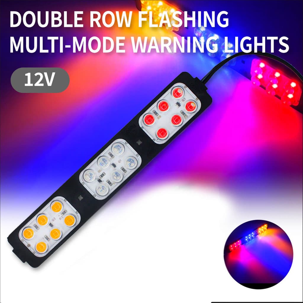 Feux stroboscopiques LED 12-24V 3 Couleur pour Véhicules 1Pcs – مصابيح إشارية ملونة - Accessoires Auto/Moto - صورة 4