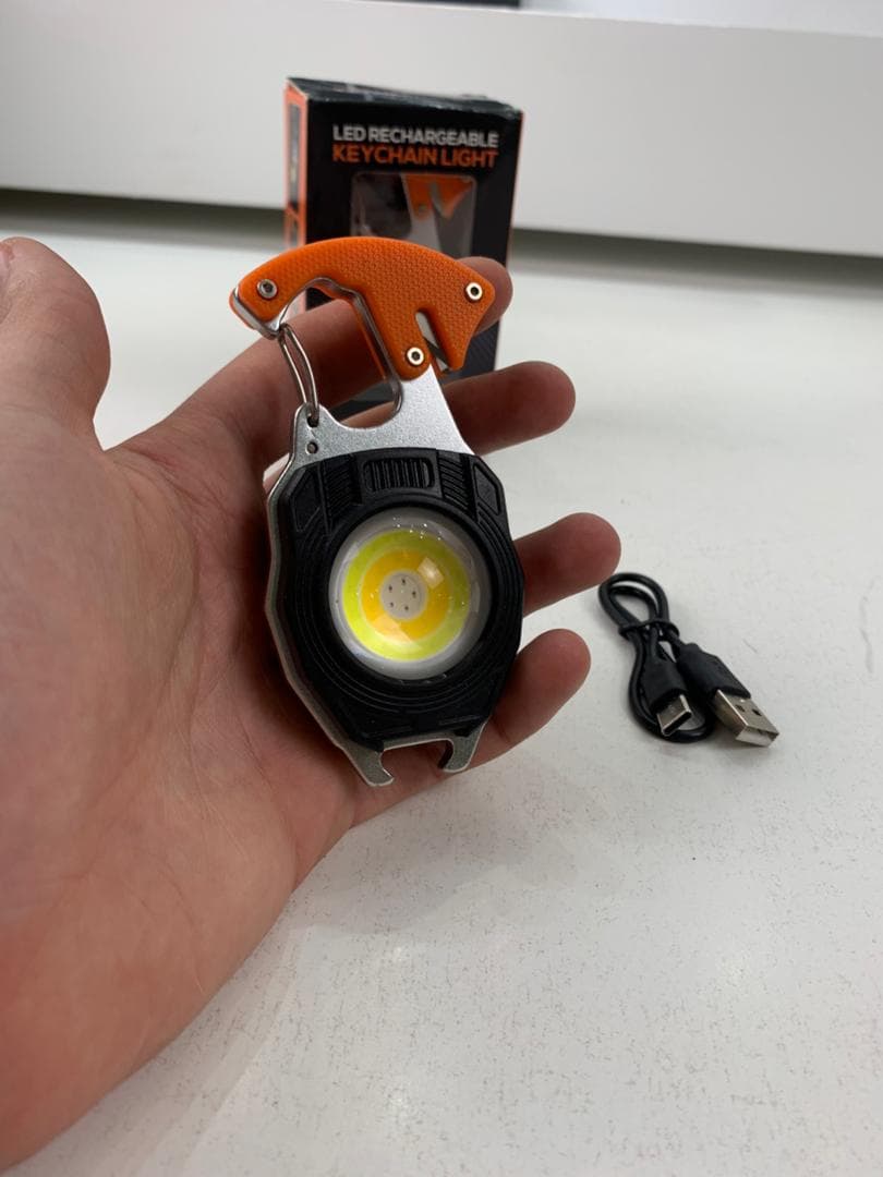 Mini Lampe LED Portable Rechargeable 8en1 – مصباح متعدد الإستعمالات - Camping et Randonnée - صورة حقيقية 8