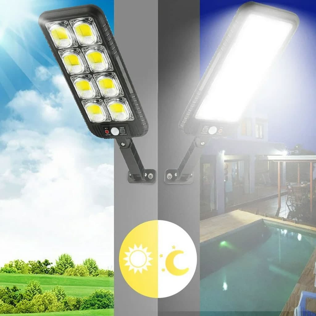 Lampadaires 200LED à énergie solaire étanche IP65 JX200 – مصباح خارجي يعمل بالطاقة الشمسية - Électronique - صورة 2
