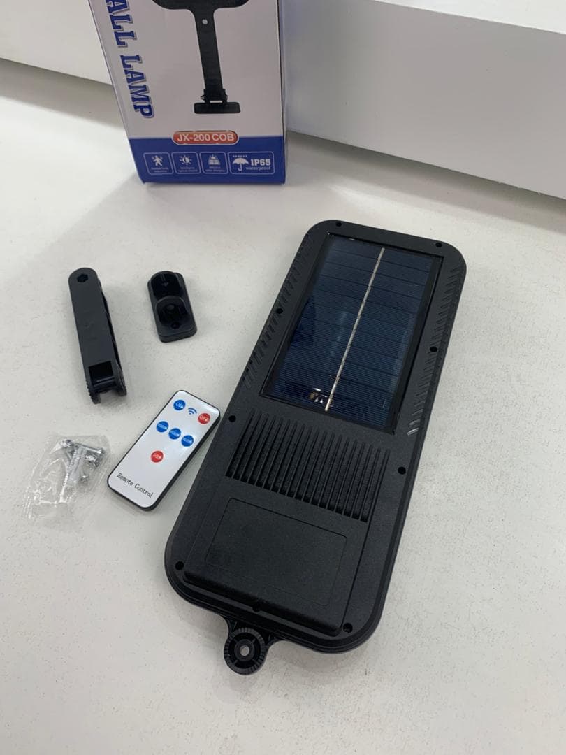 Lampadaires 200LED à énergie solaire étanche IP65 JX200 – مصباح خارجي يعمل بالطاقة الشمسية - Électronique - صورة حقيقية 10