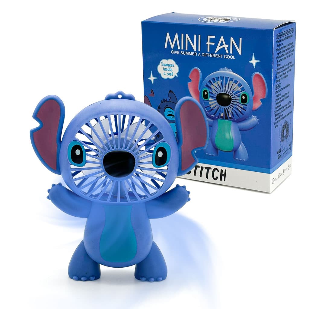 Mini Ventilateur USB Stitch – Design Mignon et Fonctionnel – مروحة محمولة - Électronique - صورة 1
