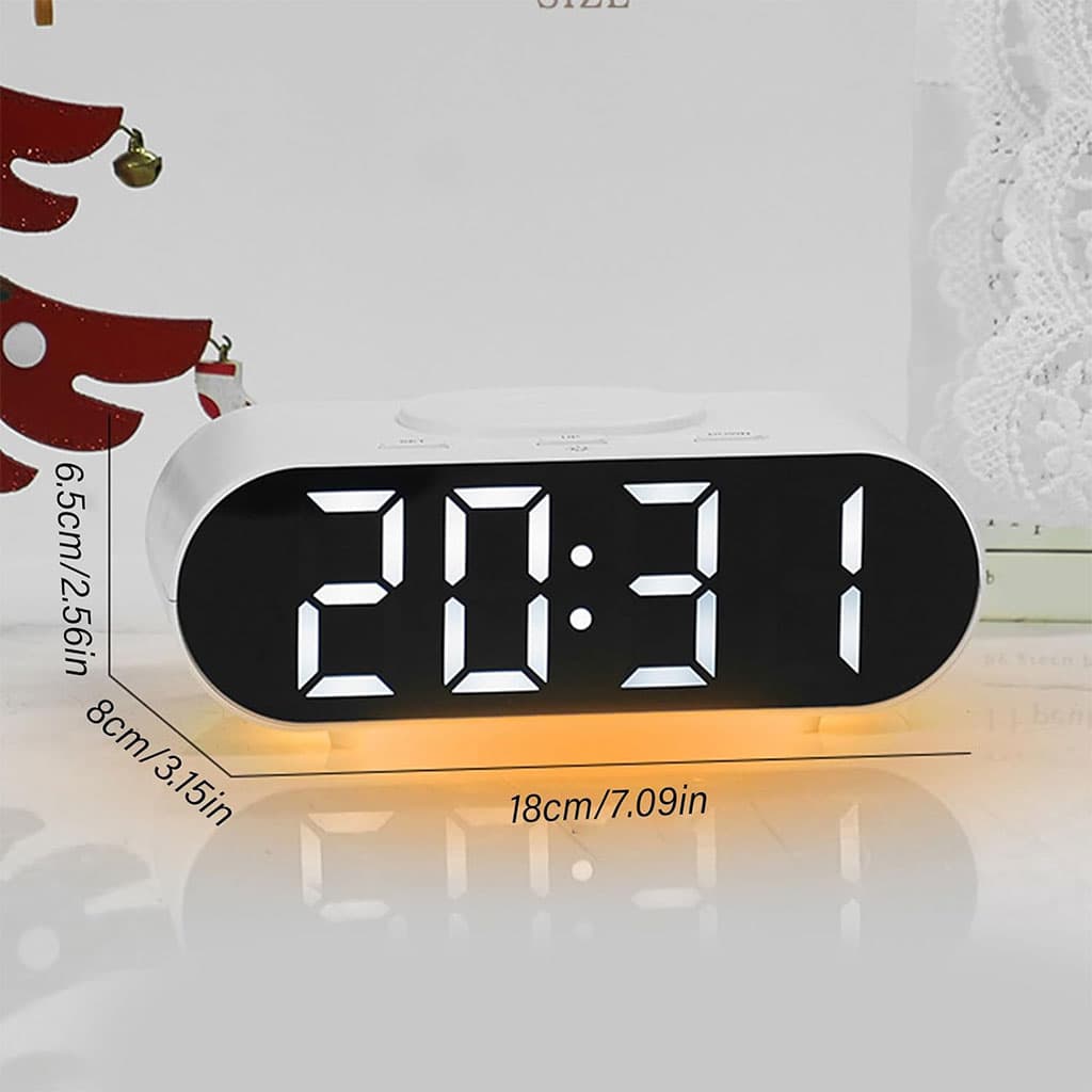 Horloge numérique LED et Chargeur Sans Fil GH9000 – ساعة منبه وشاحن لاسلكي - Électronique - صورة 7