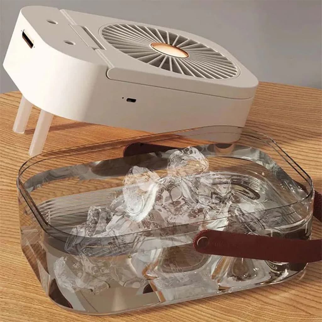 Ventilateur 3 Vitesses et Brumisateur avec Grand Réservoir – مروحة ومعطر جو 2في1 - Électronique - صورة 7