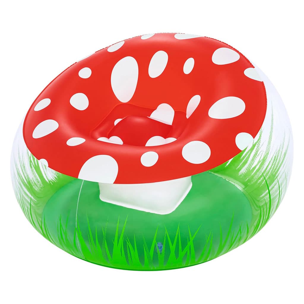 Fauteuil Gonflable Géant Champignon 112x112x66 cm Bestway 75123 – أريكة قابلة للنفخ - Vacance & Loisir - صورة 4