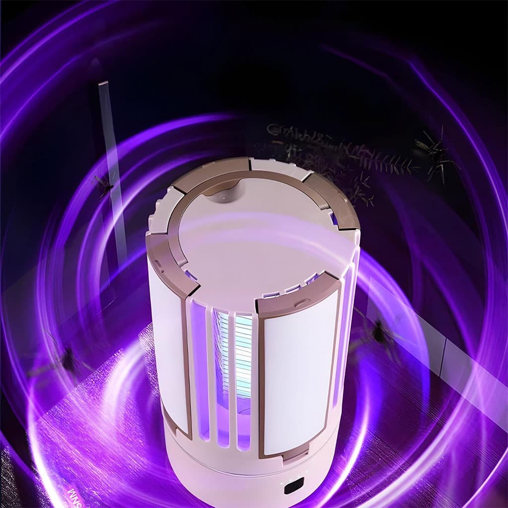 Lampe Anti-Moustique Rechargeable 2 en 1 – مصباح عالي سطوع وصاعق ناموس - Électronique - صورة 4