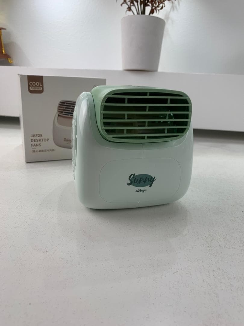 Sunny Climatiseur Portable Rechargeable Design Vintage – مبرد مكتب محمول - Électronique - صورة حقيقية 10