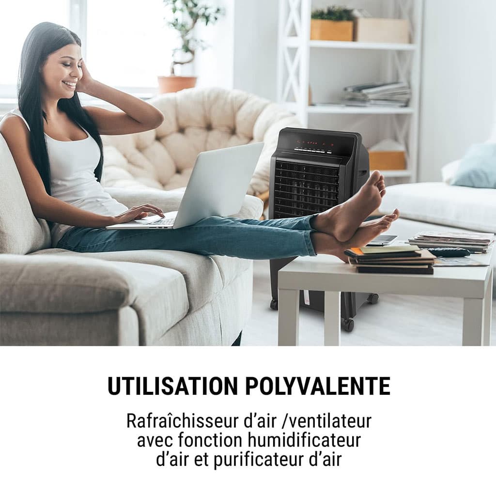 Refroidisseur d’Air Portable 4 en 1 Réservoir 8L – مبرد متنقل - Électronique - صورة 3