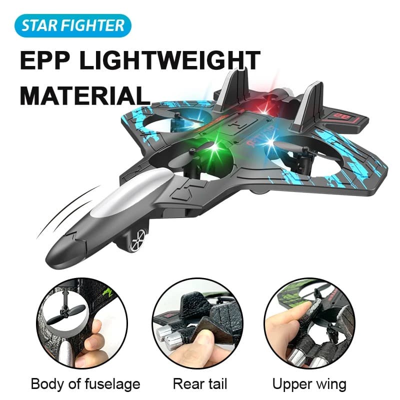 Avion Télécommandé F22 Quadricoptère – لعبة طائرة مع يد تحكم - Jouet & Gaming - صورة 5