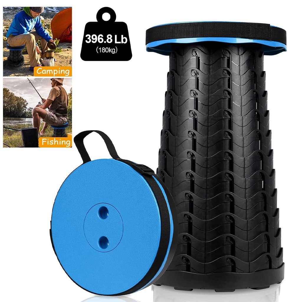 Tabouret Télescopique Portable pour Camping et Sorties – كرسي تليسكوبي محمول - Camping et Randonnée - صورة 1
